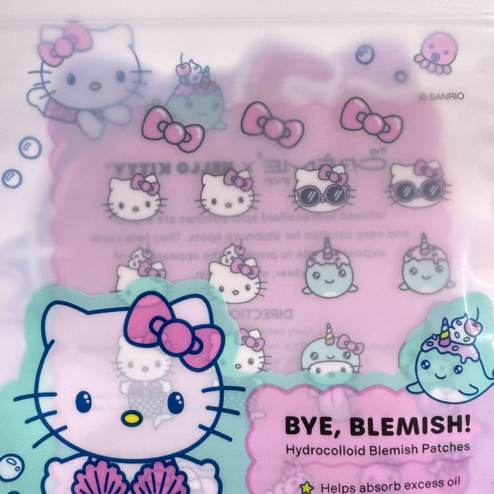 The Creme Shop Sanrio Hello Kitty Hydrocolloid Acne Blemish Pimple Patches 21 - Picture 9 of 16